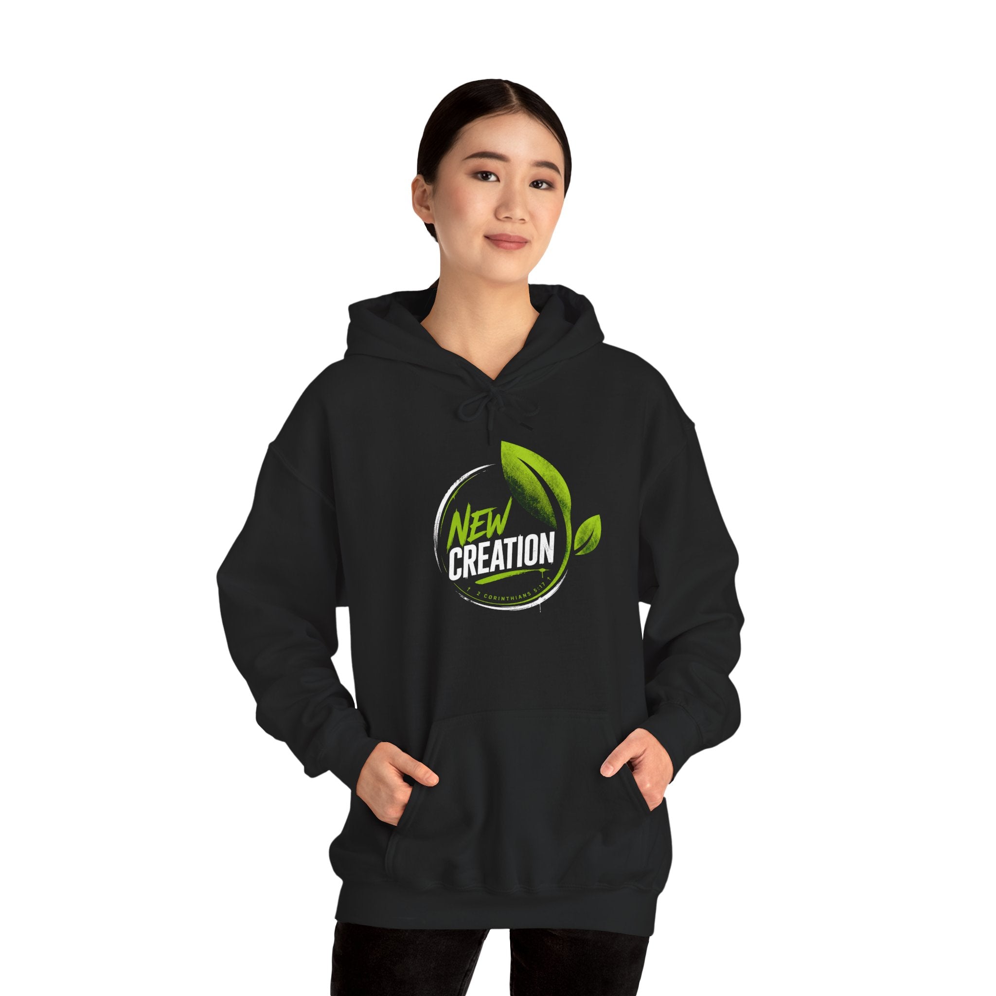 New Creation Hoodie - Christian Faith Renewal Graphic Sweatshirt