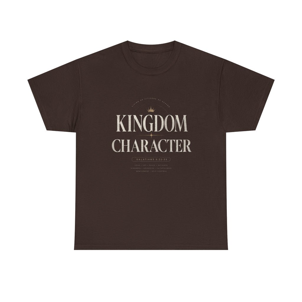 Kingdom Character T-Shirt — Minimalist Faith Graphic Tee