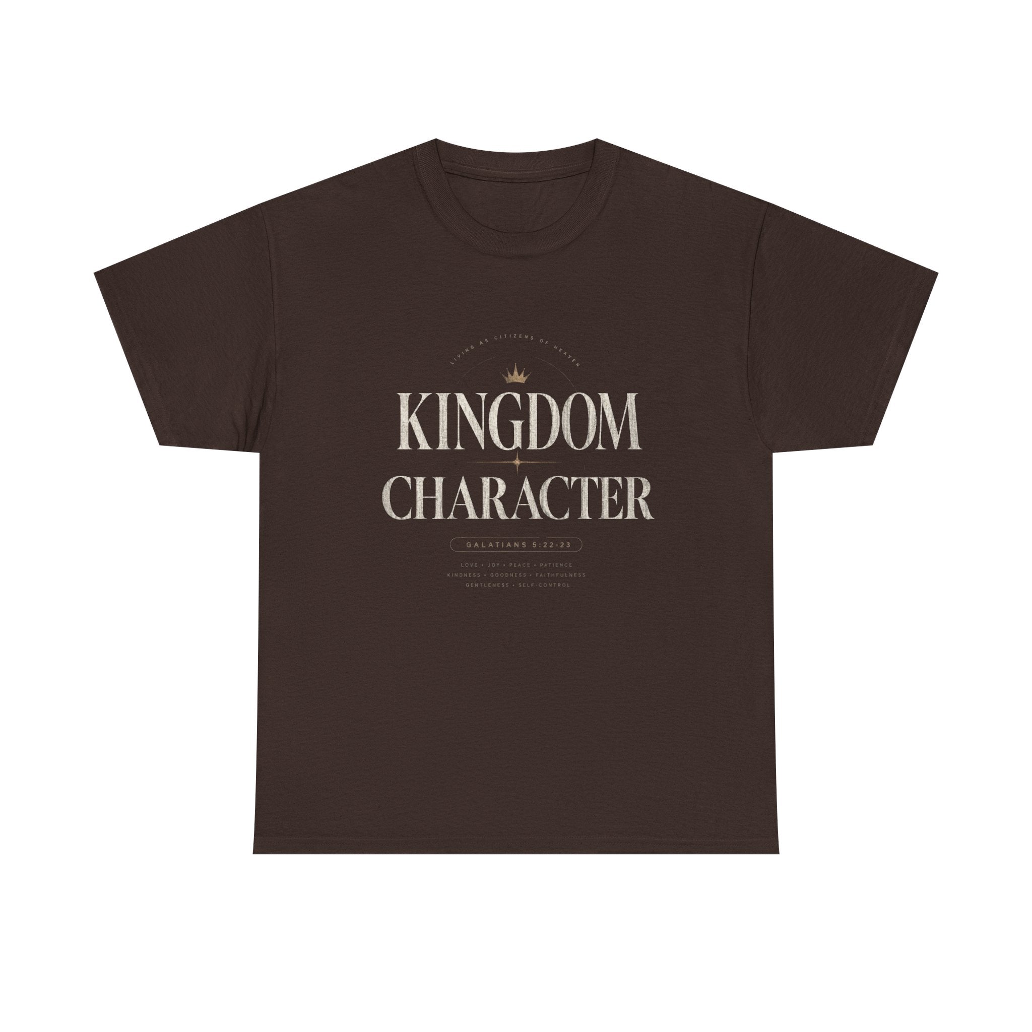 Kingdom Character T-Shirt — Minimalist Faith Graphic Tee