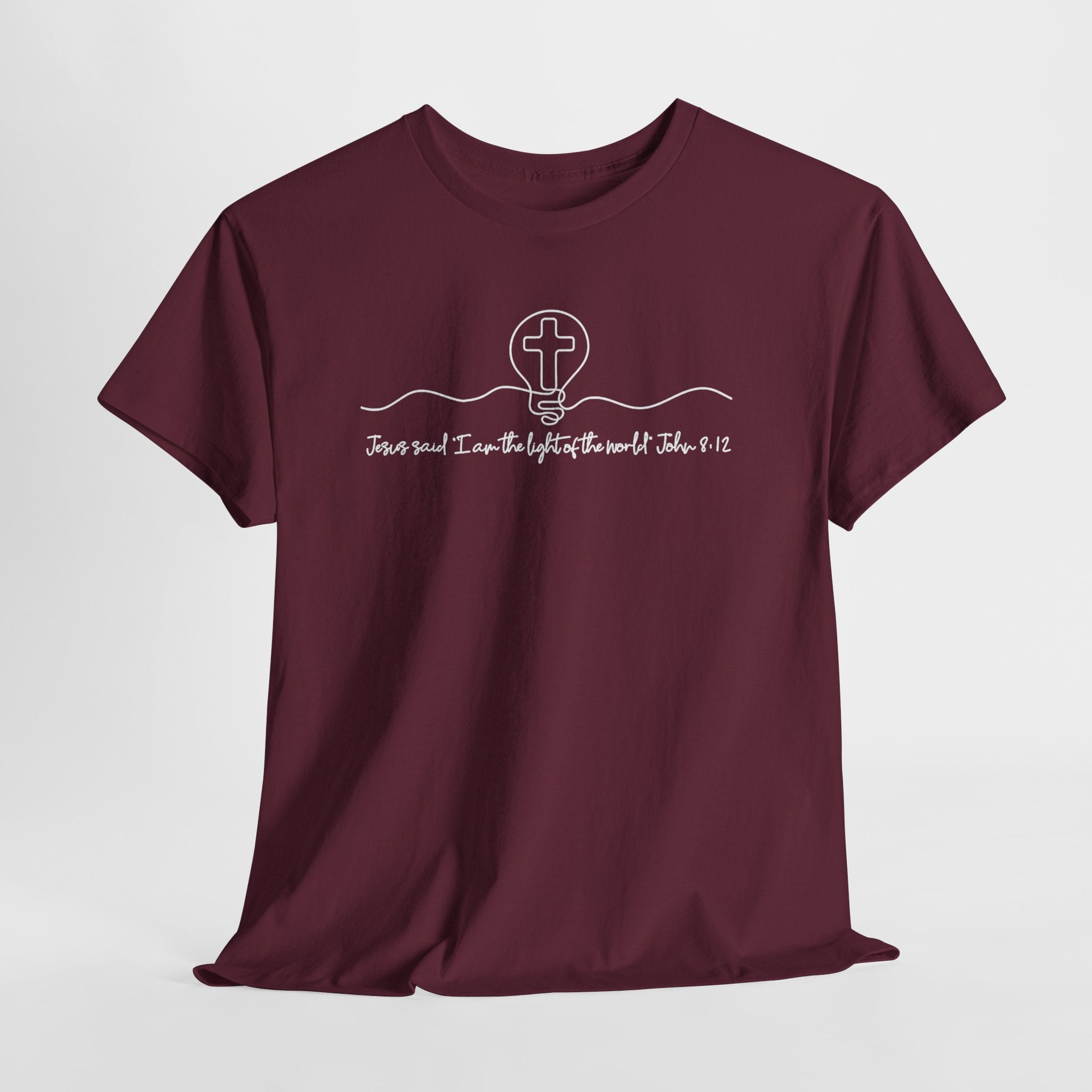 Christian Cross Graphic Tee — "Jesus and I Live By Faith" Inspirational Bible Verse Shirt
