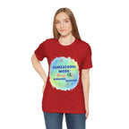 Homeschool Mode Tee — "Always On" Watercolor Kids & Parent Homeschool Shirt