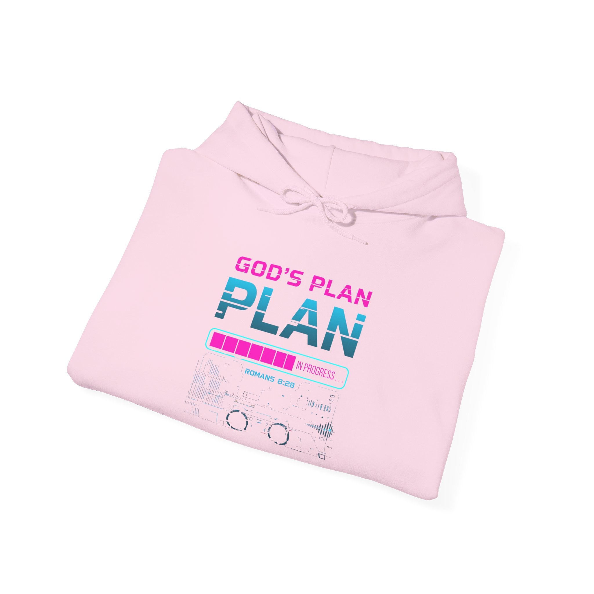 God's Plan Hoodie — Faith-Inspired Retro Graphic Sweatshirt