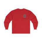 Fingerprint Graphic Long Sleeve Christian Tee — Heavenly Crafted Chest Print