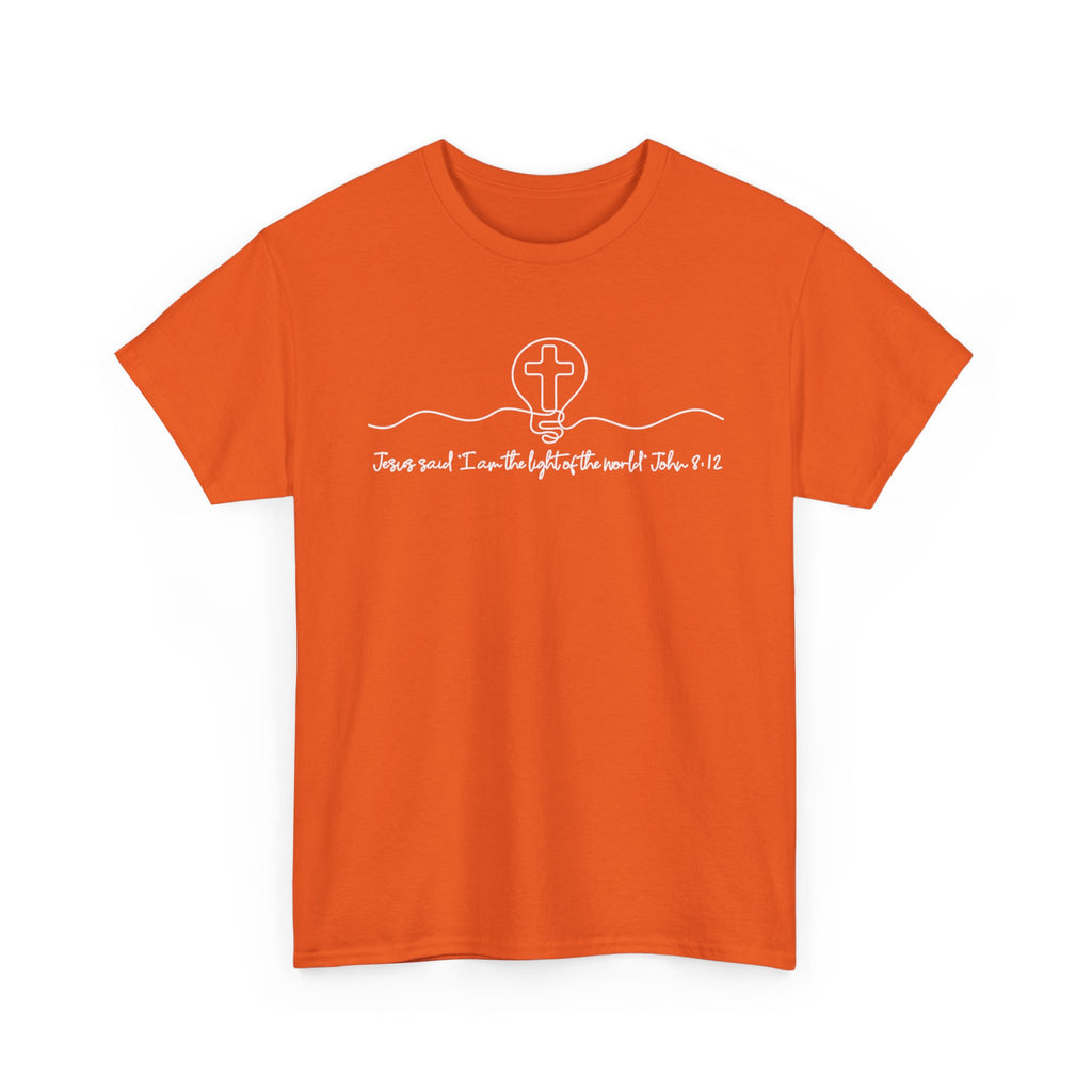 Christian Cross Graphic Tee — "Jesus and I Live By Faith" Inspirational Bible Verse Shirt