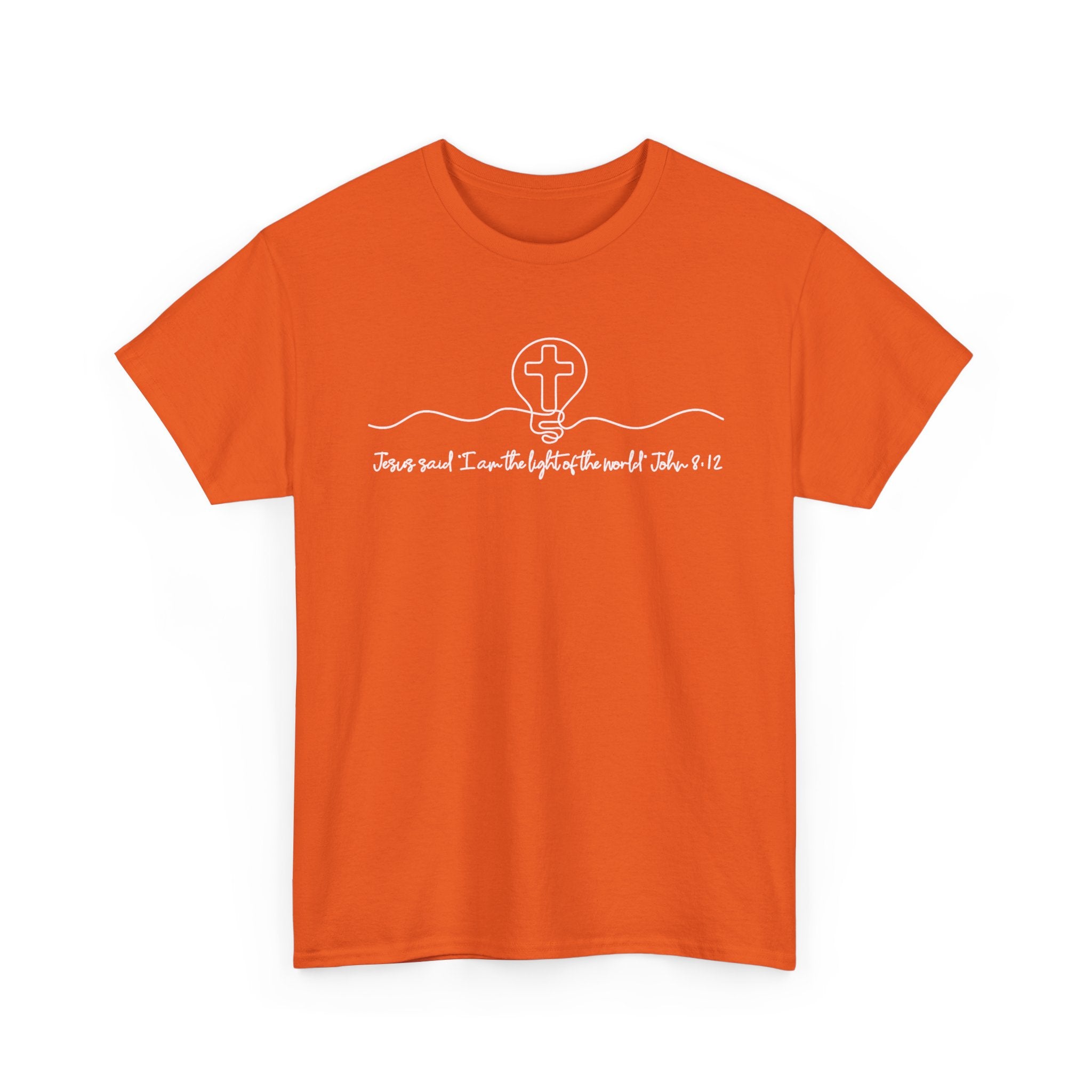 Christian Cross Graphic Tee — "Jesus and I Live By Faith" Inspirational Bible Verse Shirt