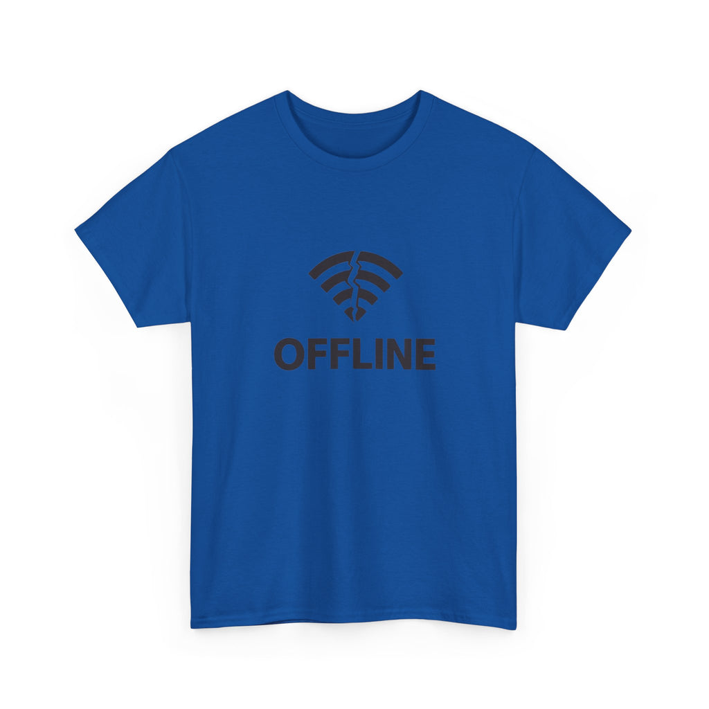 Christian 'Offline' Tee — Back Print: "Go Into Your Room, Close the Door and Pray"