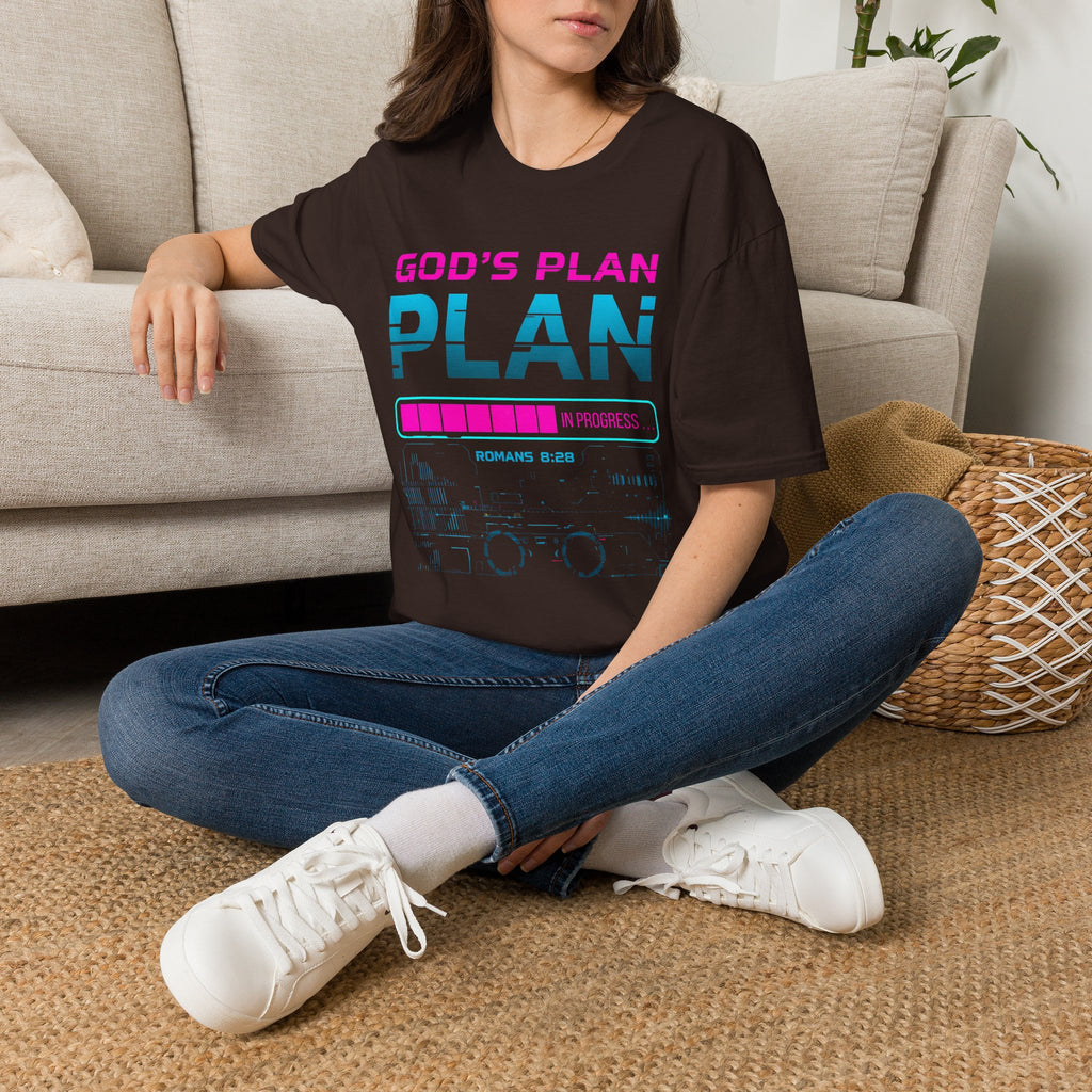 God's Plan 'In Progress' T-Shirt — Christian Faith Graphic Tee