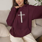 Christian Cross Salvation Hoodie – "Saved By Grace" Faith Graphic Pullover