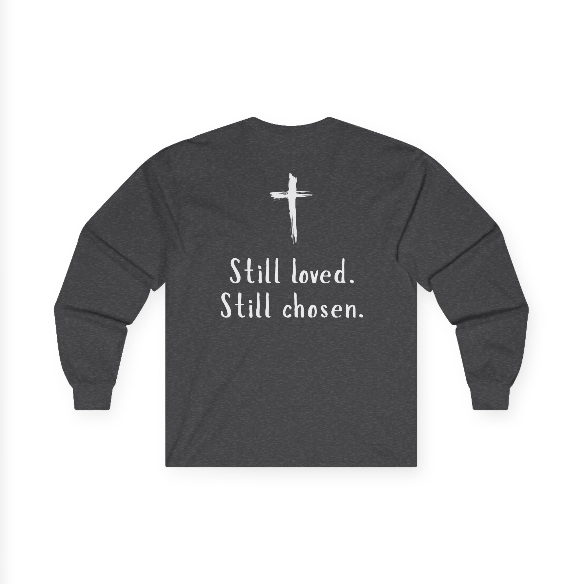 Not Perfect But Forgiven Long Sleeve Tee — Christian Faith Graphic Shirt