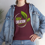 New Creation T-Shirt — Green Leaf Faith Tee
