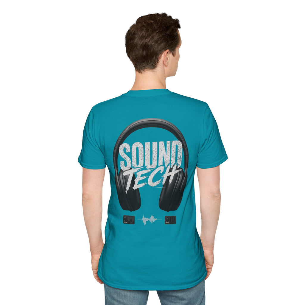 Sound Tech T‑Shirt — Minimalist Crew Neck Tee