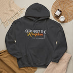 Seek First the Kingdom Hoodie - Christian Faith Scripture Sweatshirt (Matthew 6:33)