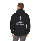 Not Perfect — Forgiven Hoodie | Christian Inspirational Sweatshirt (Romans 5:8, Still Loved/Still Chosen)