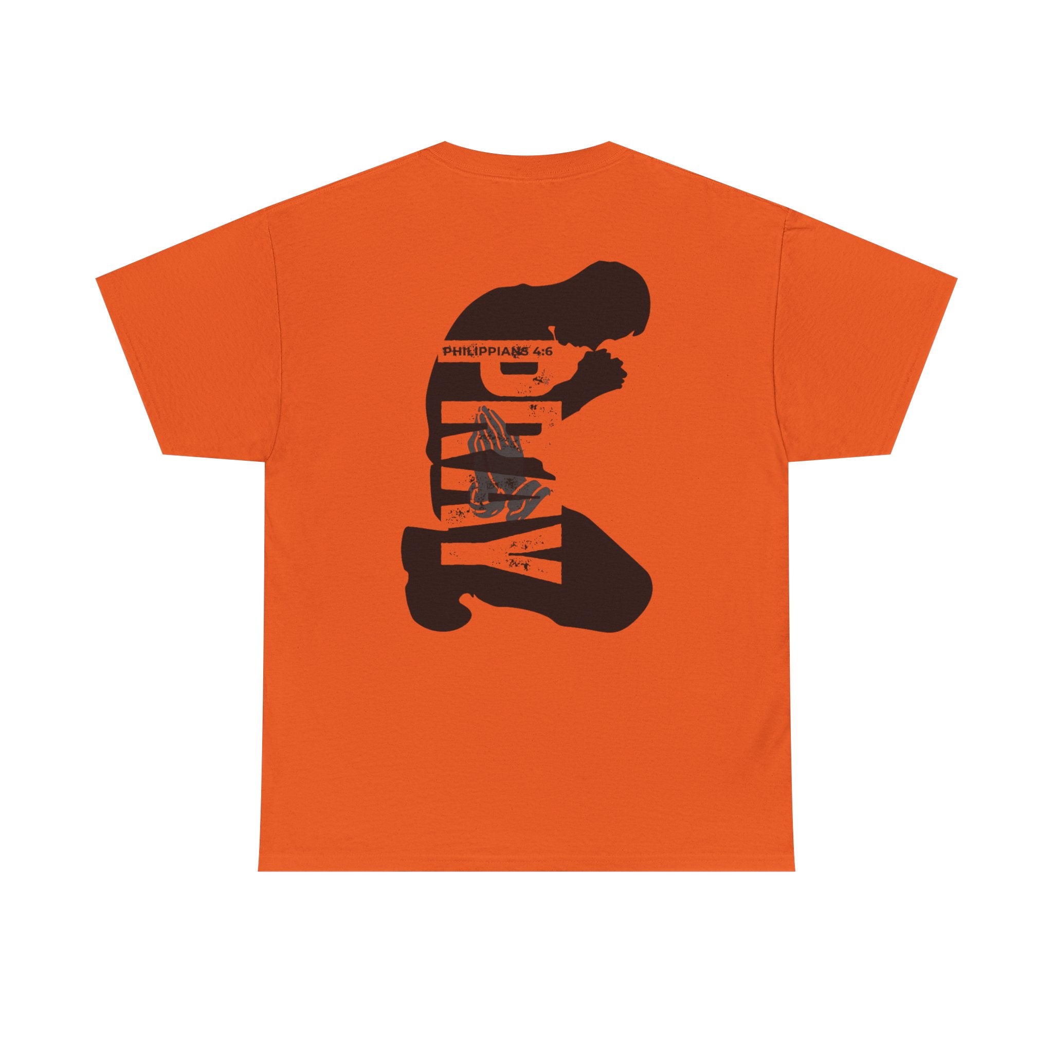 Pray More Tee — "Pray More, Panic Less" Christian Graphic T-Shirt