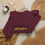 Seek First the Kingdom Crewneck Sweatshirt — Christian Faith Graphic Sweatshirt