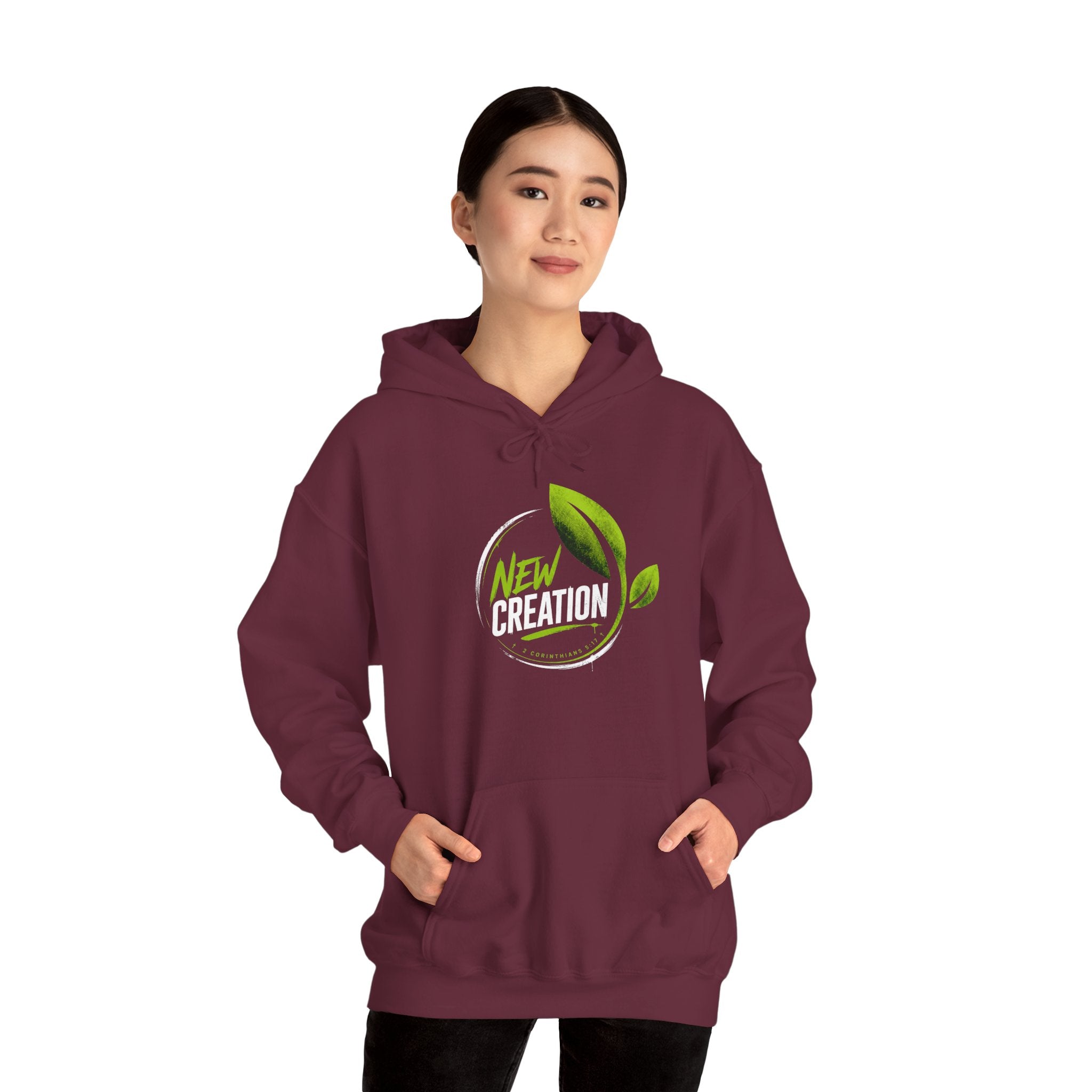 New Creation Hoodie - Christian Faith Renewal Graphic Sweatshirt