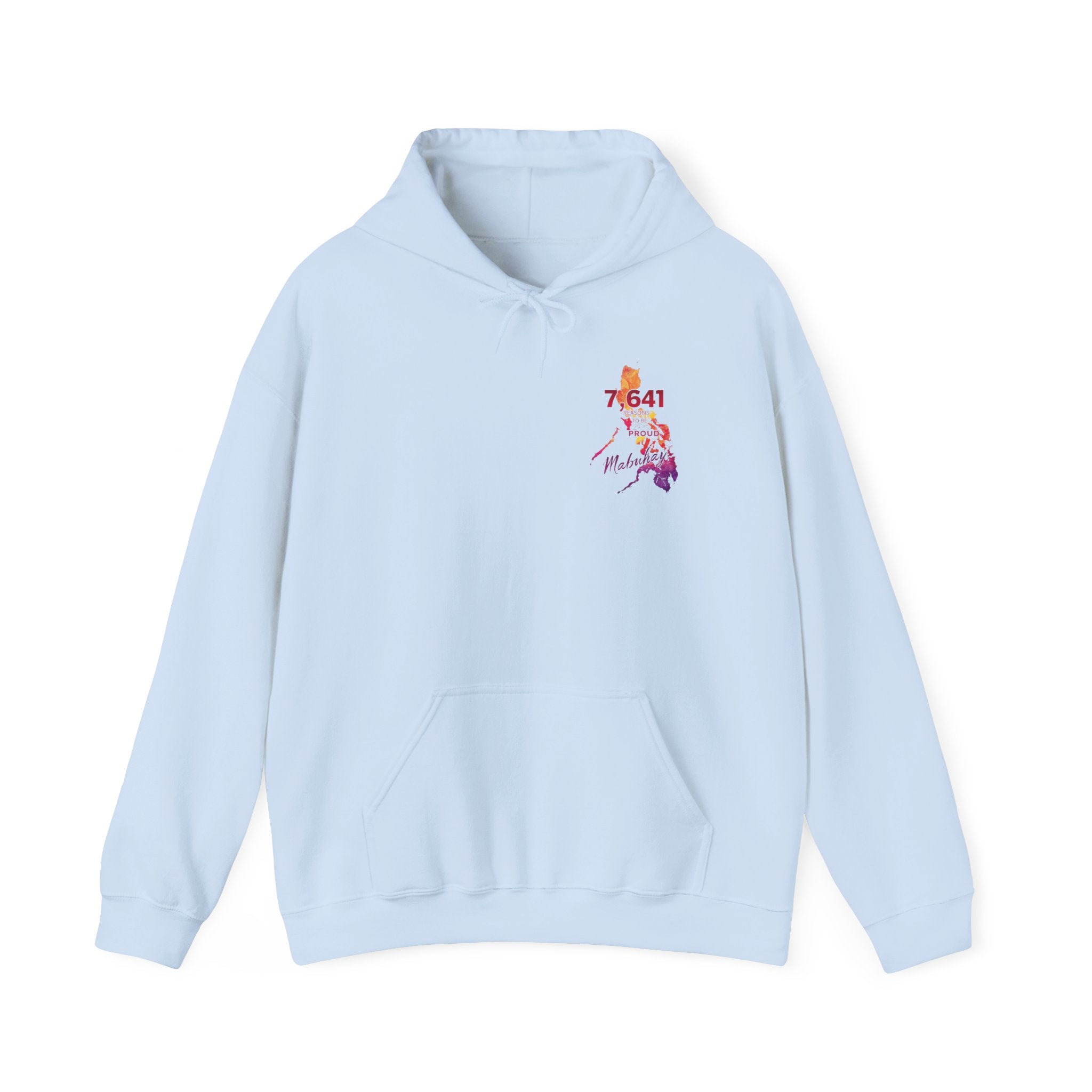 Philippines Pride Hoodie — 7,641 Map Design