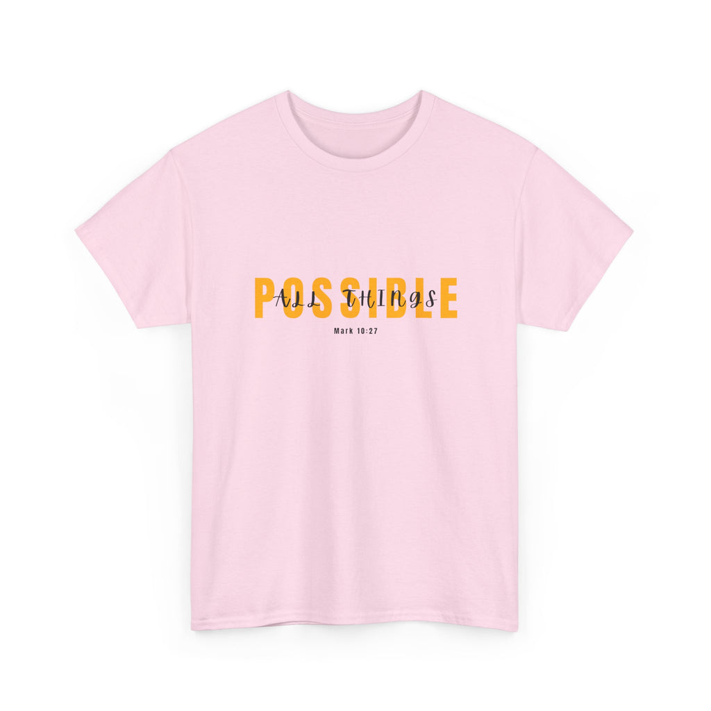 Possible T-Shirt — Inspirational "Possible" Graphic Tee (Optimism, Motivational Quote)