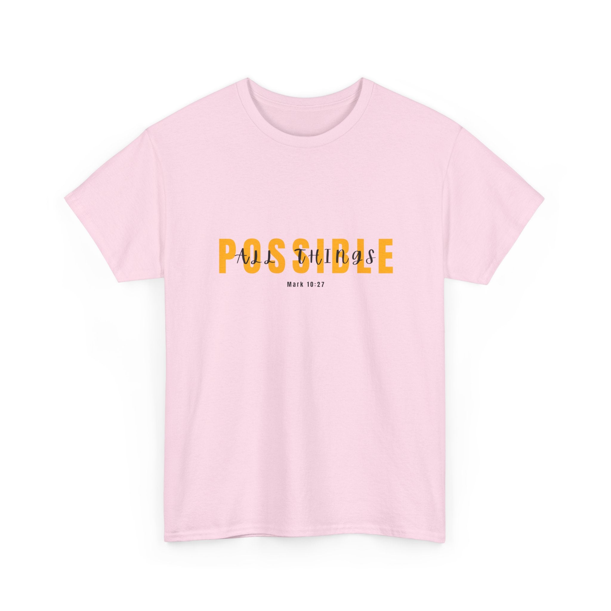 Possible T-Shirt — Inspirational "Possible" Graphic Tee (Optimism, Motivational Quote)