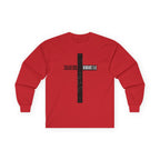 Salvation Romans 5:8 Cross Long Sleeve Tee