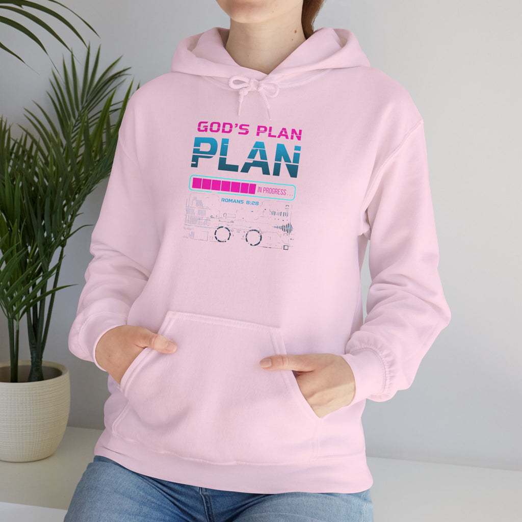 God's Plan Hoodie — Faith-Inspired Retro Graphic Sweatshirt