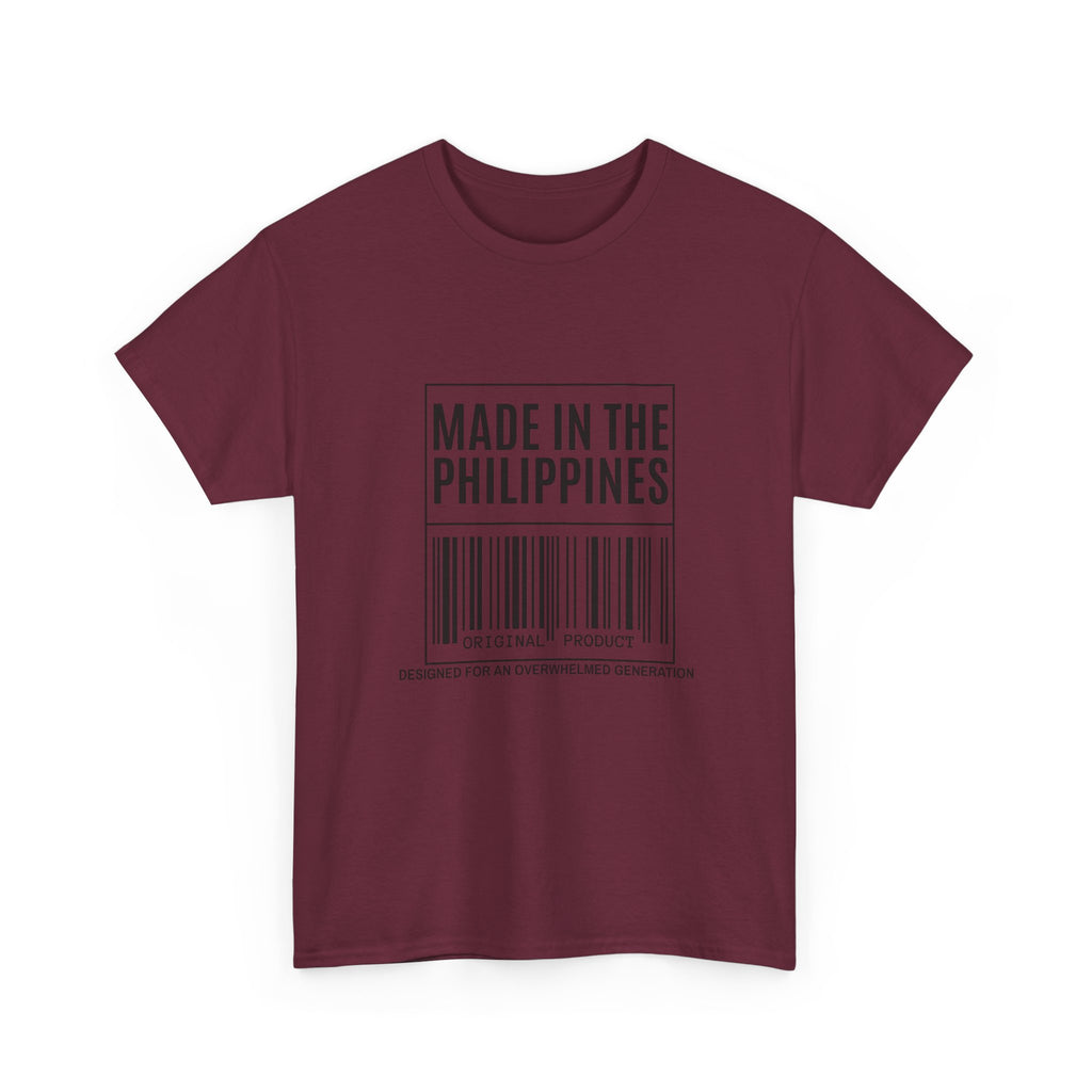 Made in the Philippines T‑Shirt — Barcode Heritage Tee