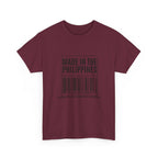 Made in the Philippines T‑Shirt — Barcode Heritage Tee