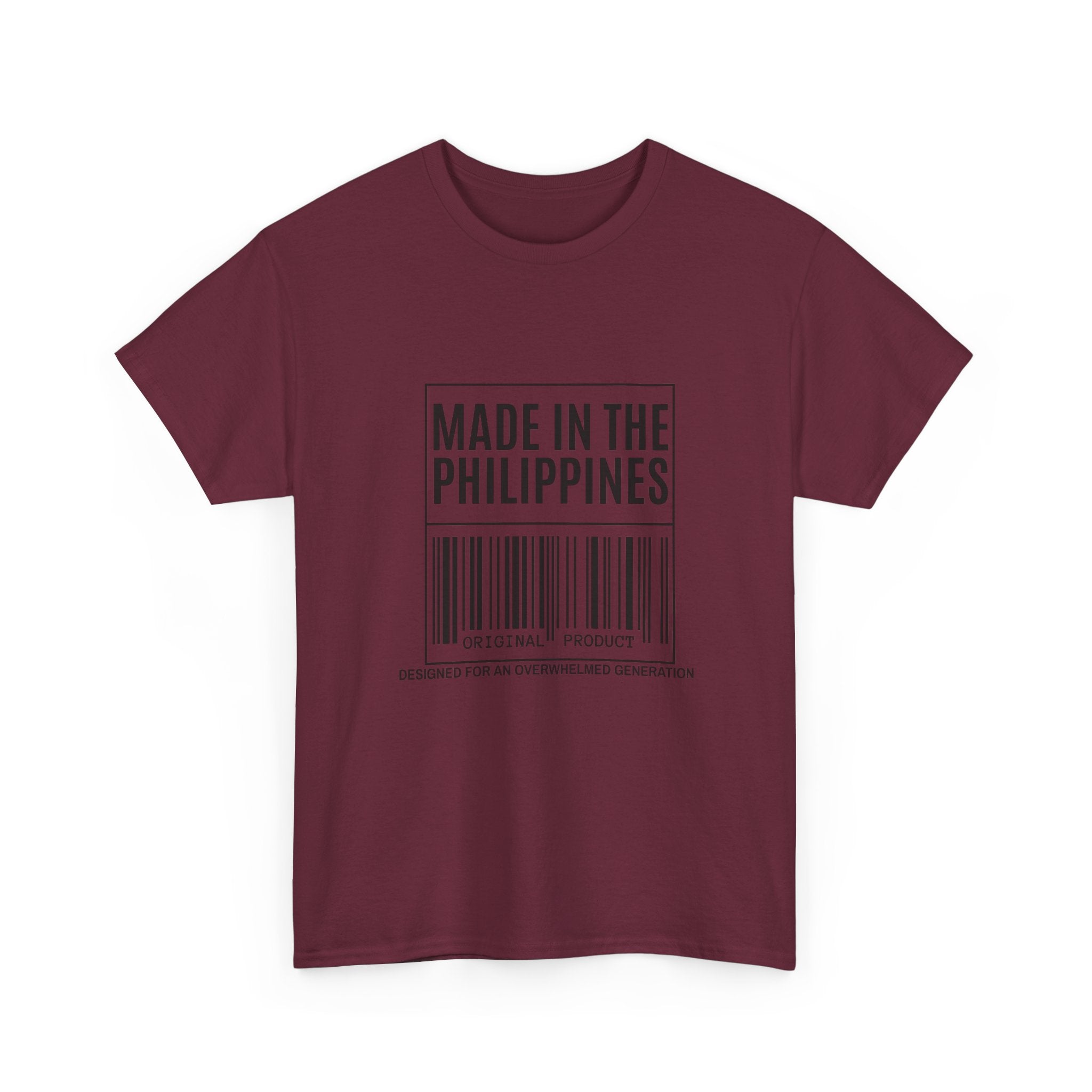 Made in the Philippines T‑Shirt — Barcode Heritage Tee