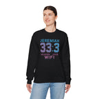 Christian Crewneck Sweatshirt "Heaven Has WiFi" Jeremiah 33:3 Pullover, Faith Graphic Sweatshirt, Religious Apparel