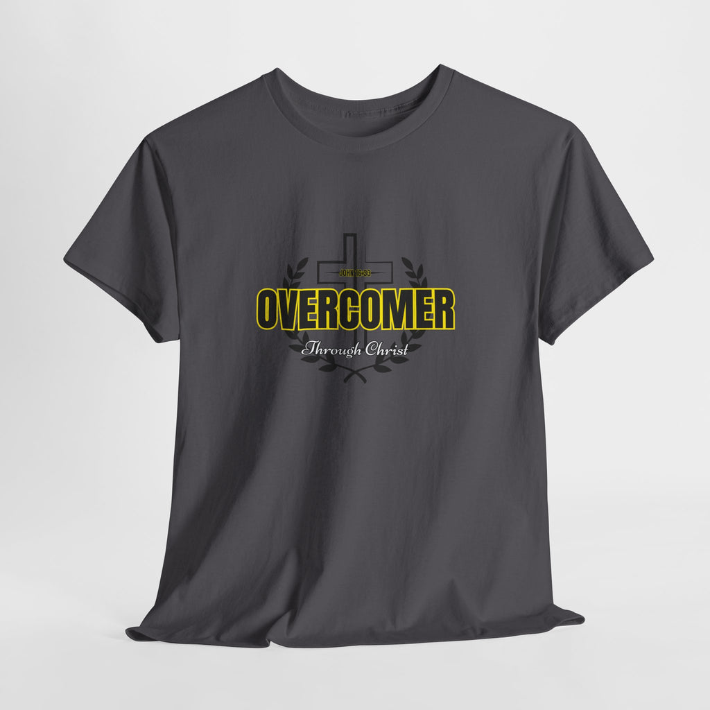 Overcomer Cross T-Shirt — Inspirational Christian Faith Tee