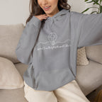 Christian Hoodie with Light of the World and Cross Design – Faith Comfort Sweatshirt