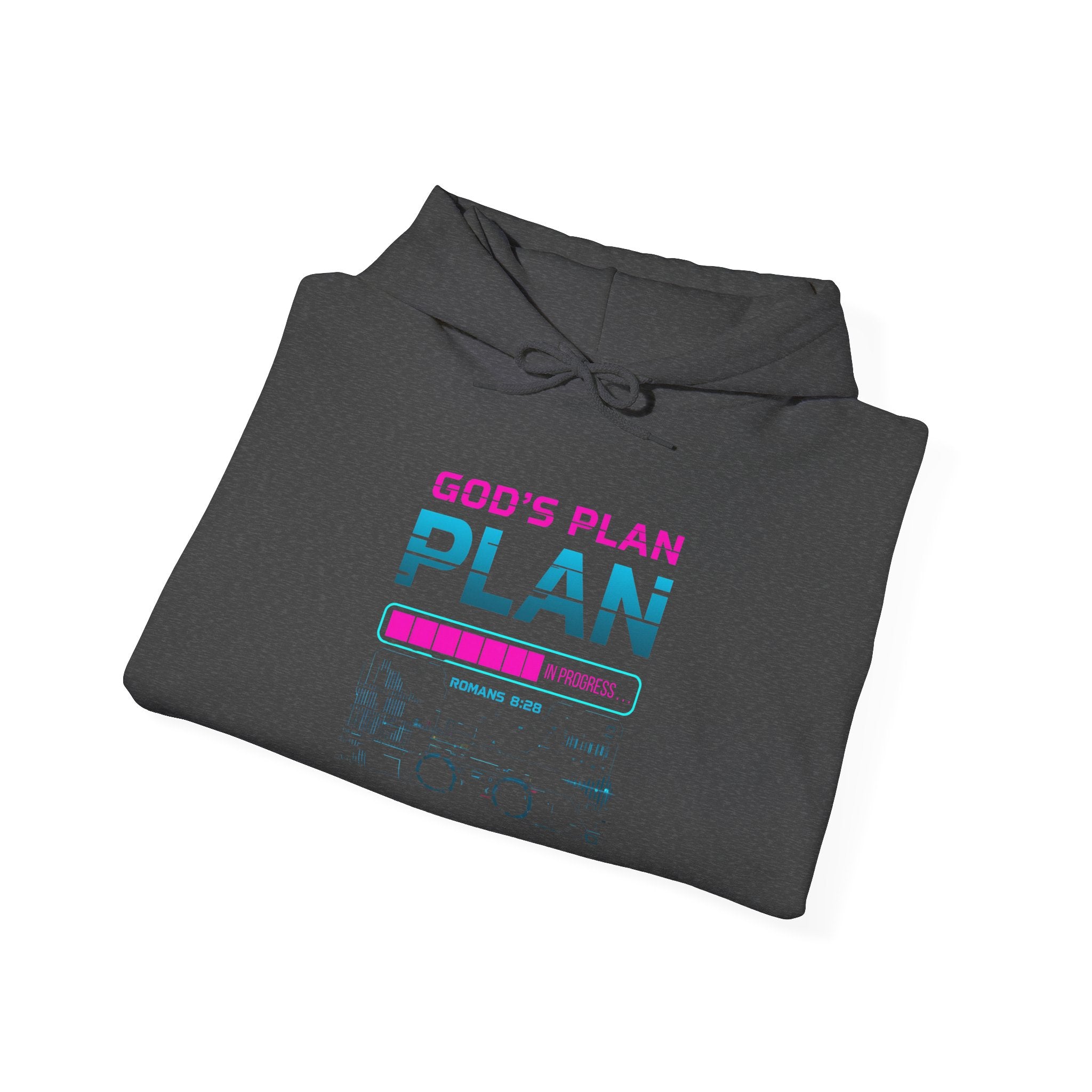 God's Plan Hoodie — Faith-Inspired Retro Graphic Sweatshirt