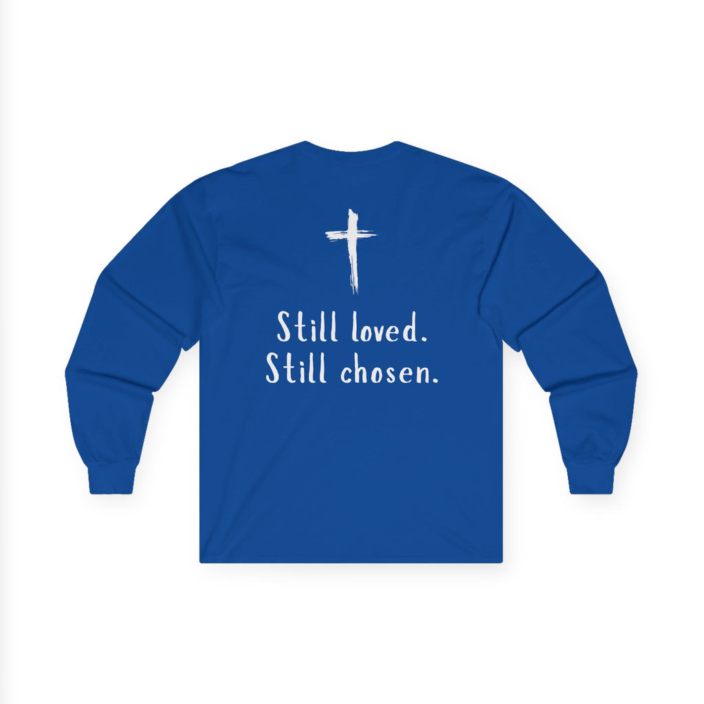 Not Perfect But Forgiven Long Sleeve Tee — Christian Faith Graphic Shirt