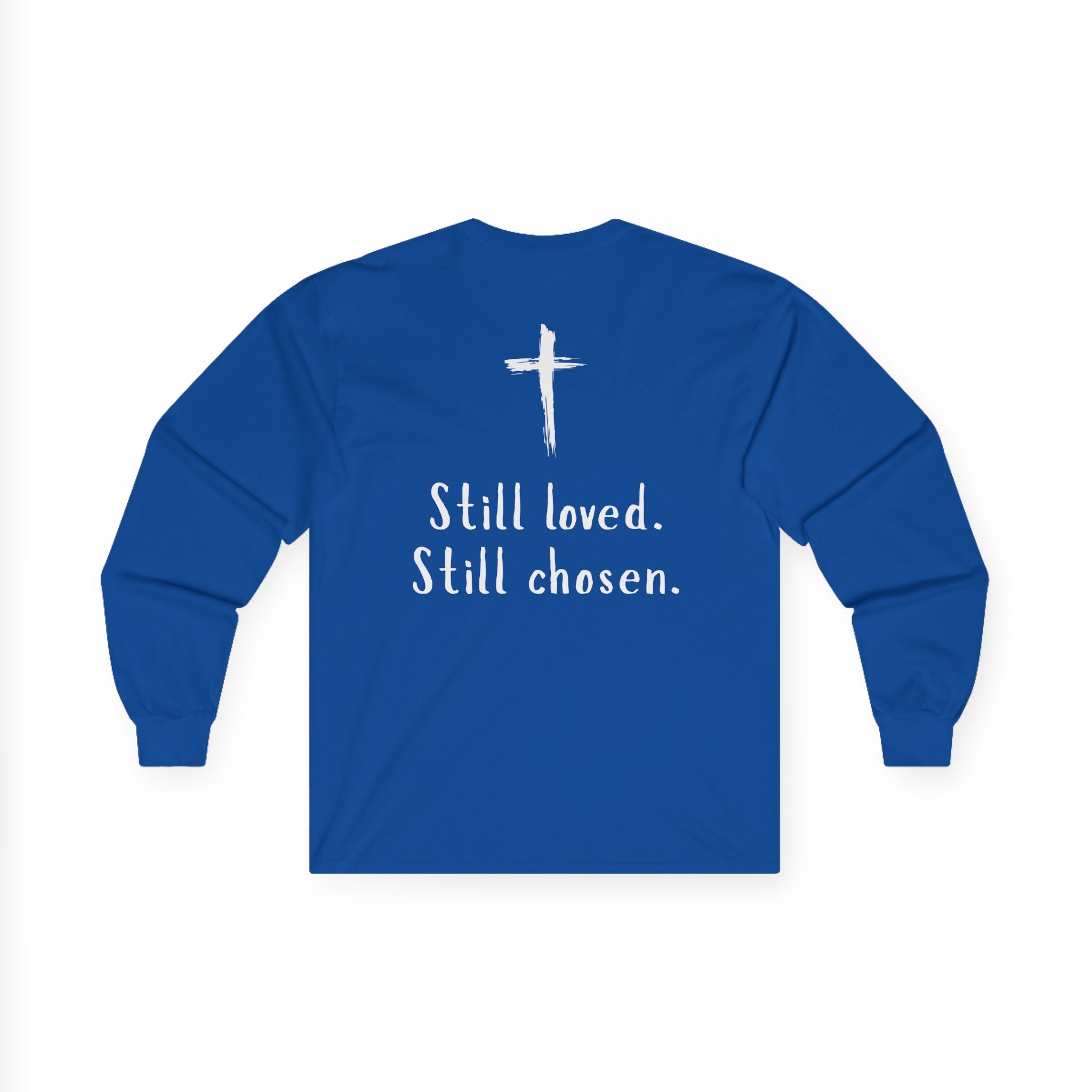 Not Perfect But Forgiven Long Sleeve Tee — Christian Faith Graphic Shirt