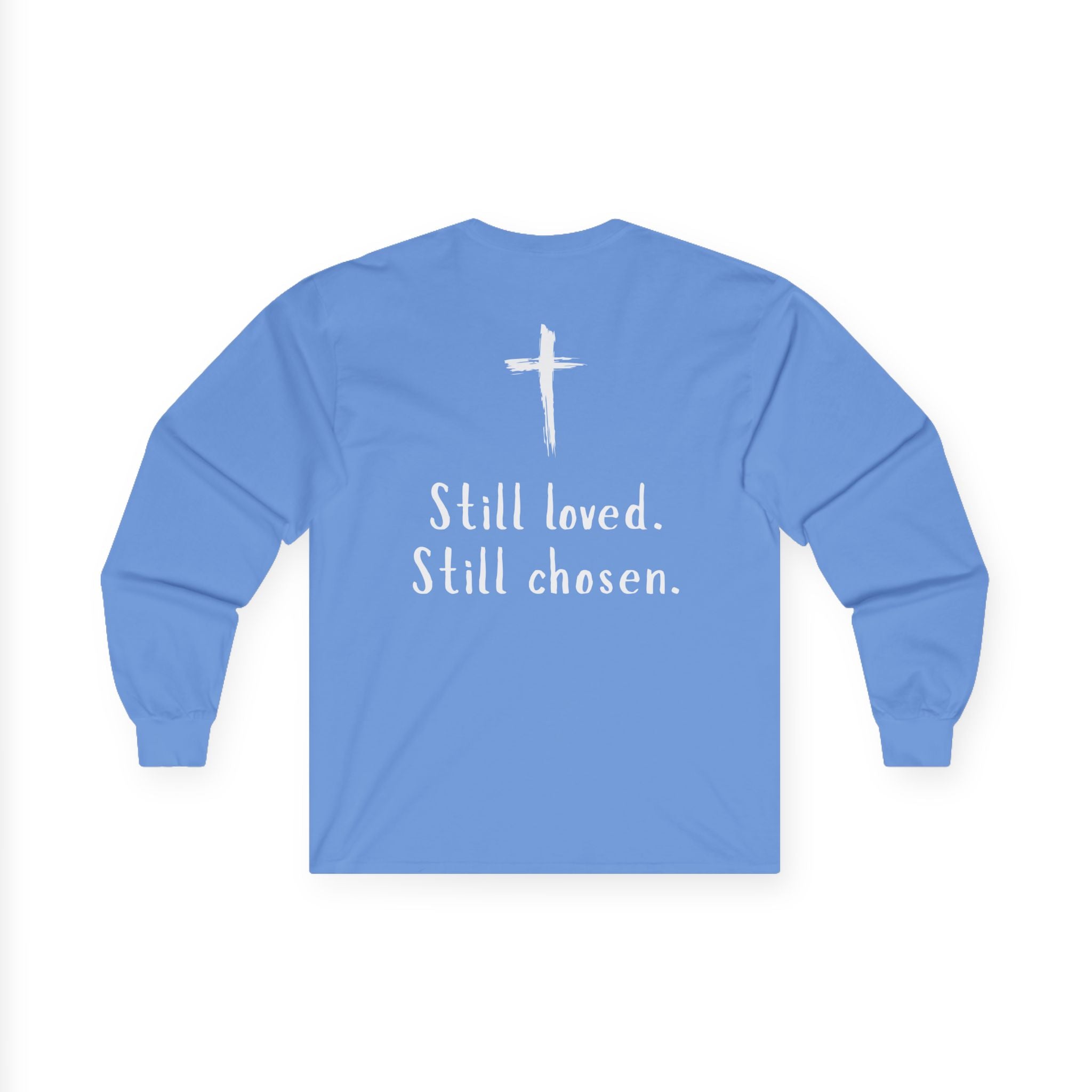 Not Perfect But Forgiven Long Sleeve Tee — Christian Faith Graphic Shirt