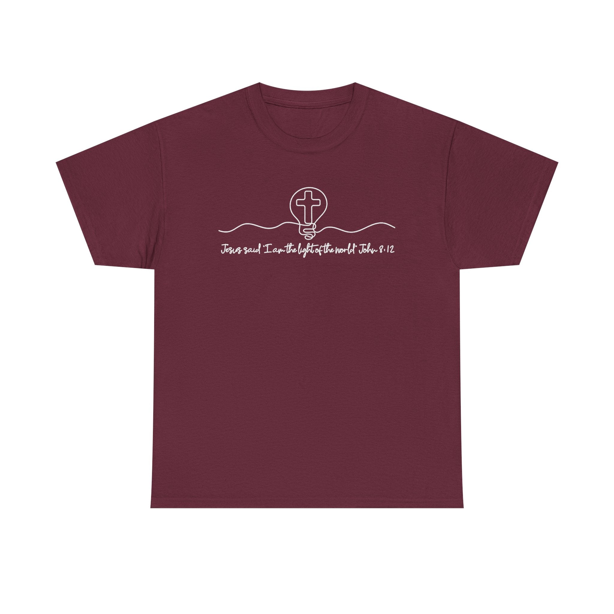 Christian Cross Graphic Tee — "Jesus and I Live By Faith" Inspirational Bible Verse Shirt