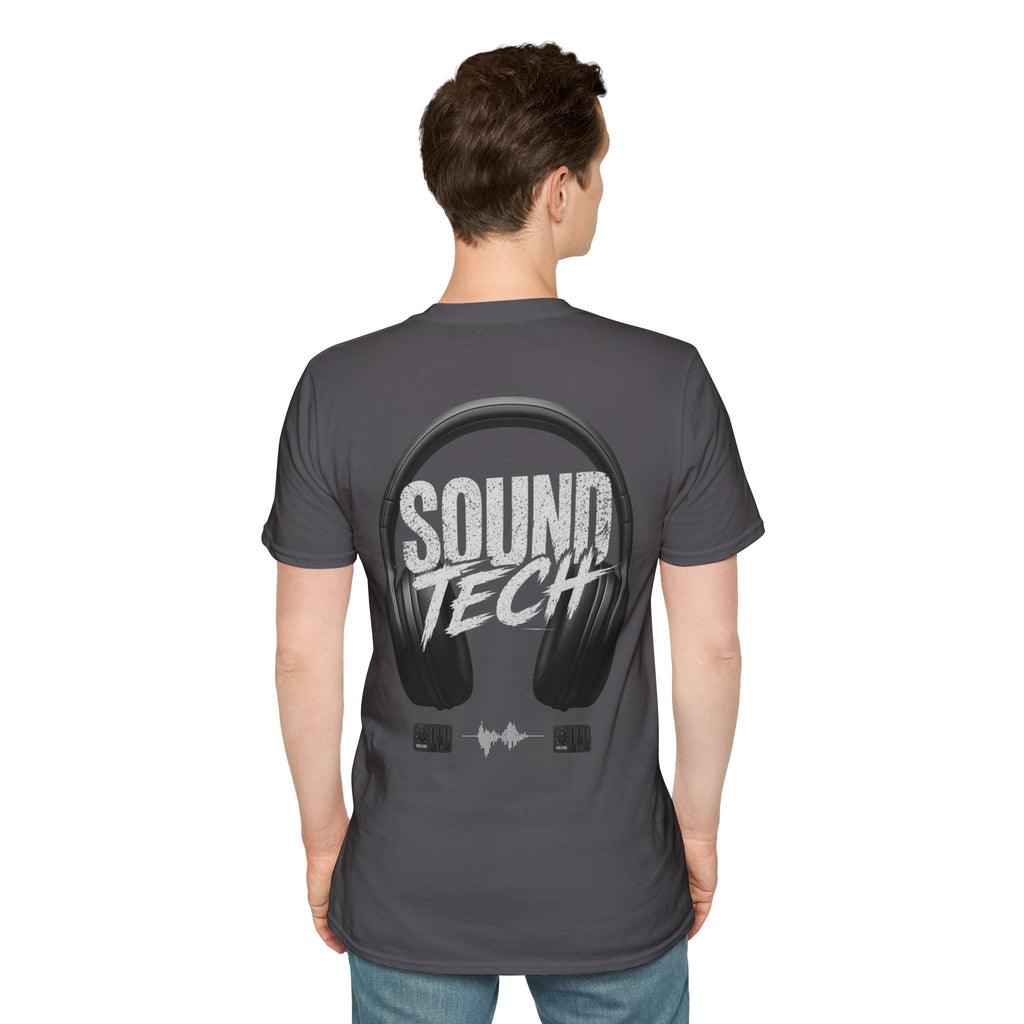 Sound Tech T‑Shirt — Minimalist Crew Neck Tee