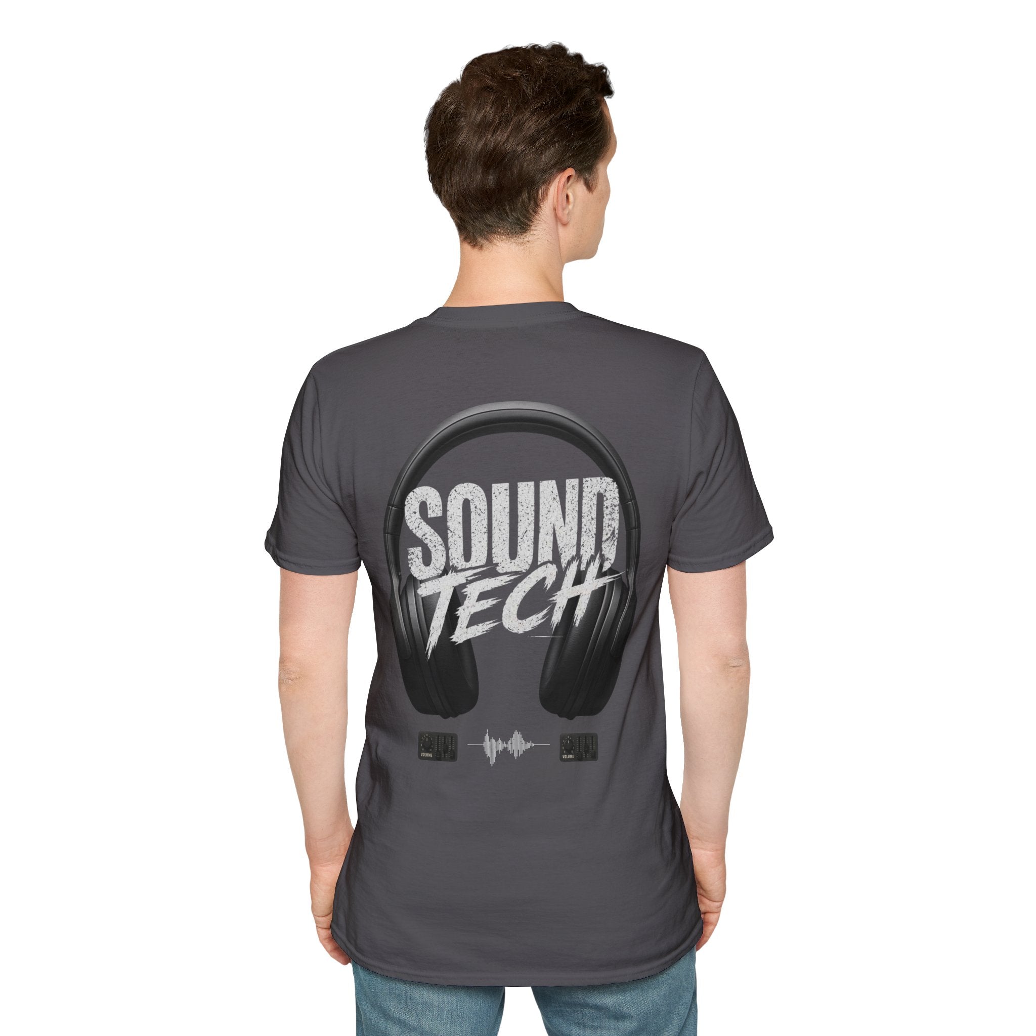 Sound Tech T‑Shirt — Minimalist Crew Neck Tee