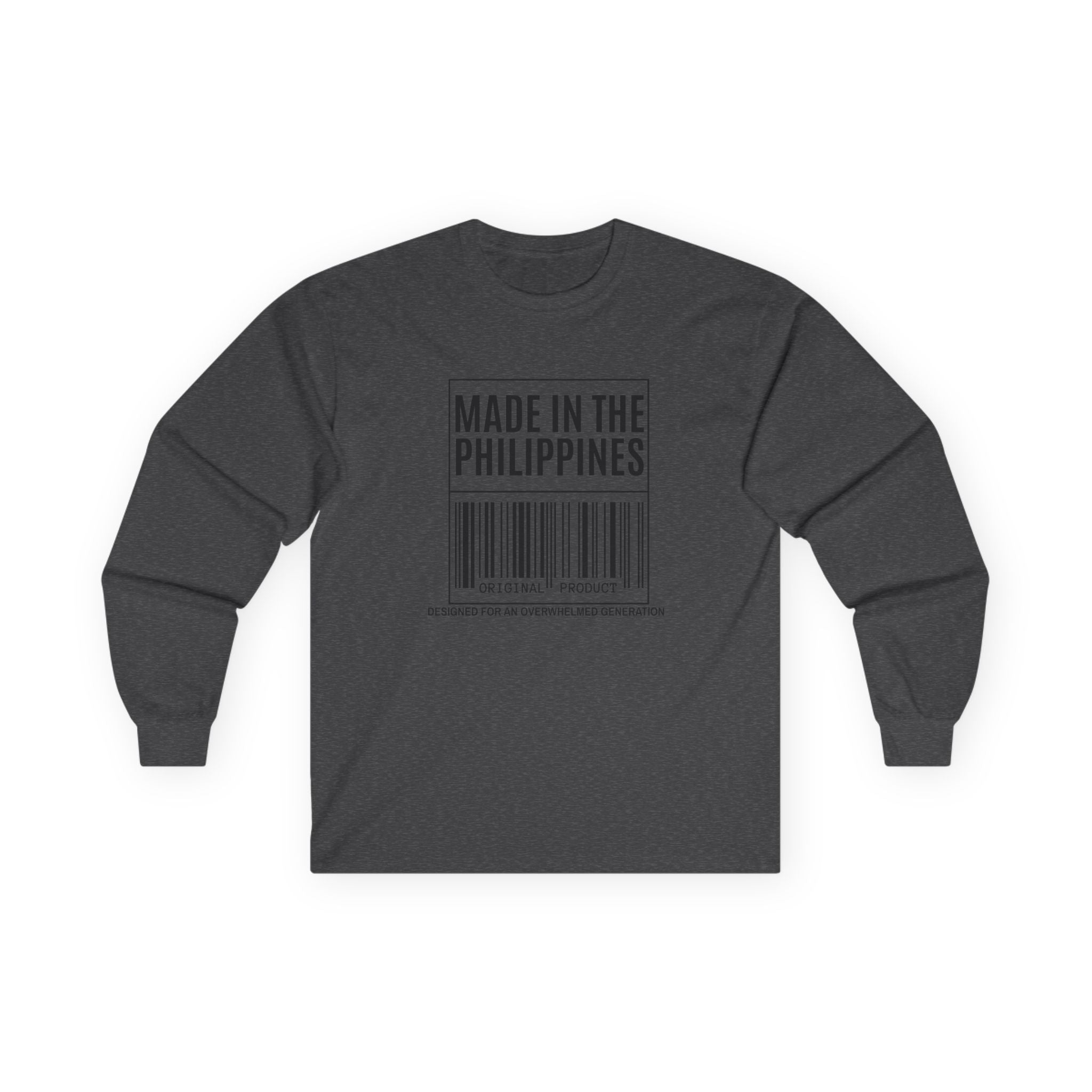 Made in the Philippines Long Sleeve Tee — Barcode Pride Shirt