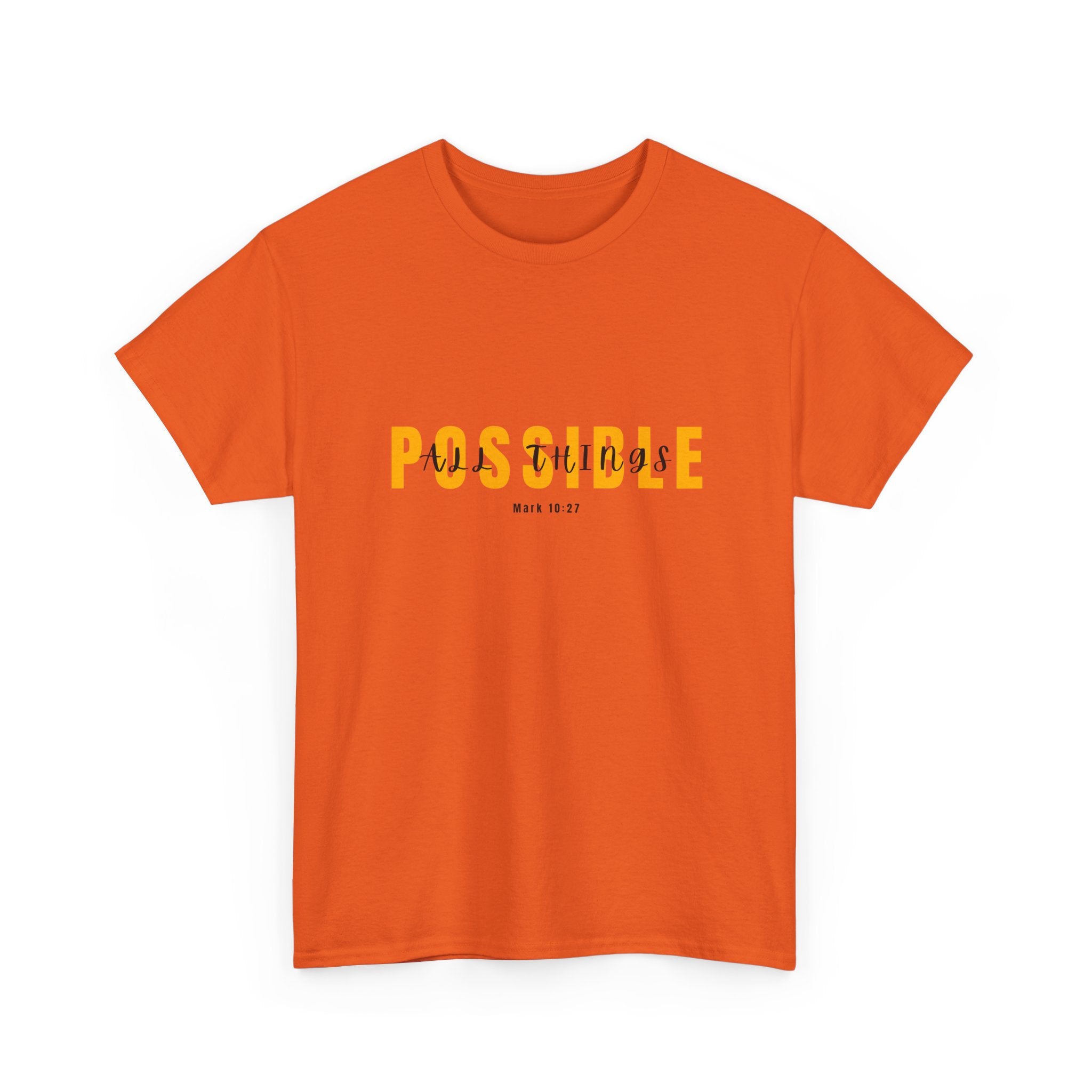 Possible T-Shirt — Inspirational "Possible" Graphic Tee (Optimism, Motivational Quote)