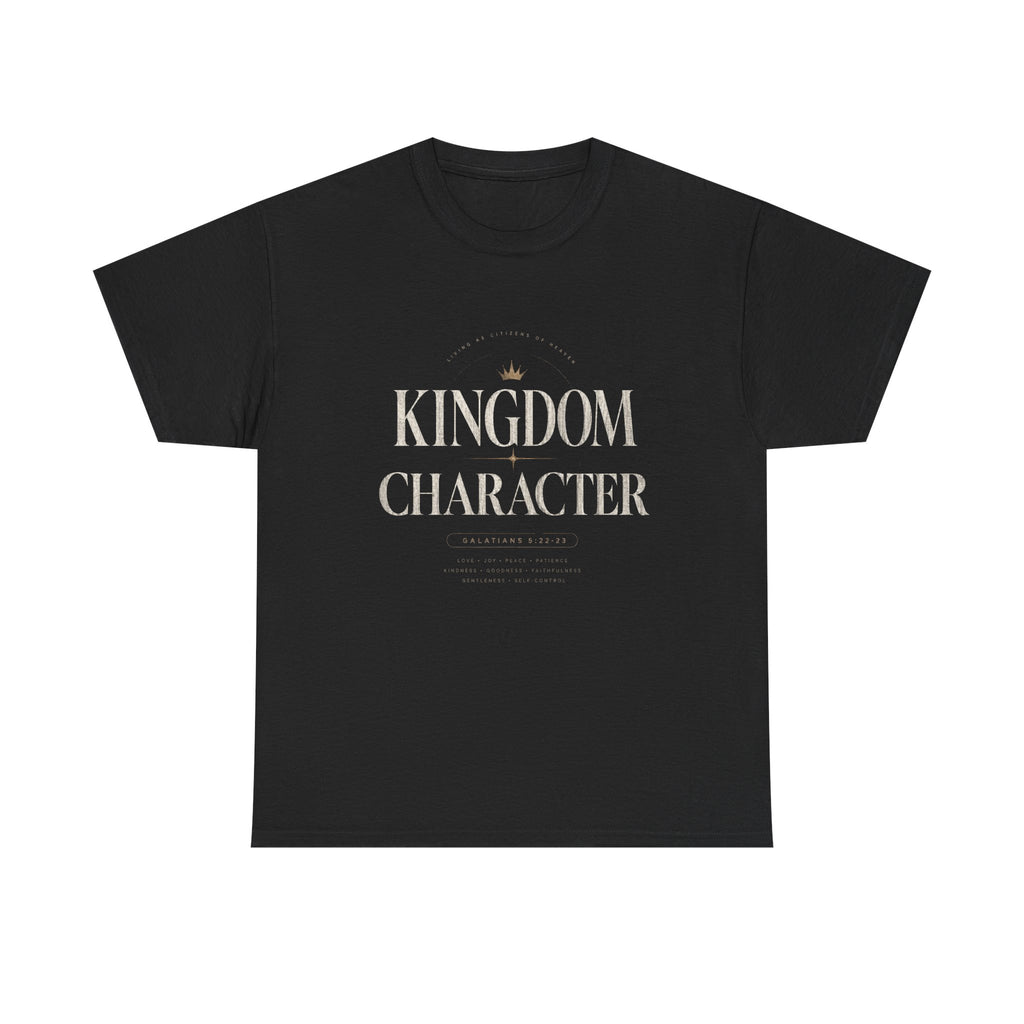 Kingdom Character T-Shirt — Minimalist Faith Graphic Tee