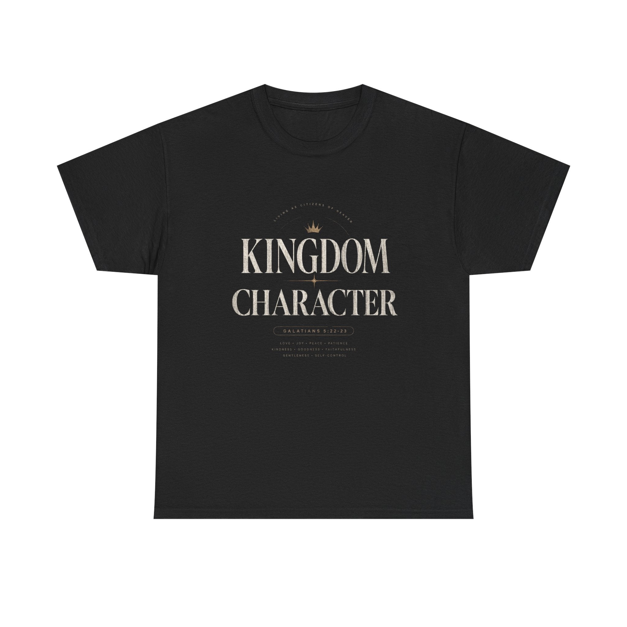 Kingdom Character T-Shirt — Minimalist Faith Graphic Tee