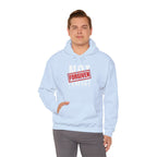 Not Perfect — Forgiven Hoodie | Christian Inspirational Sweatshirt (Romans 5:8, Still Loved/Still Chosen)