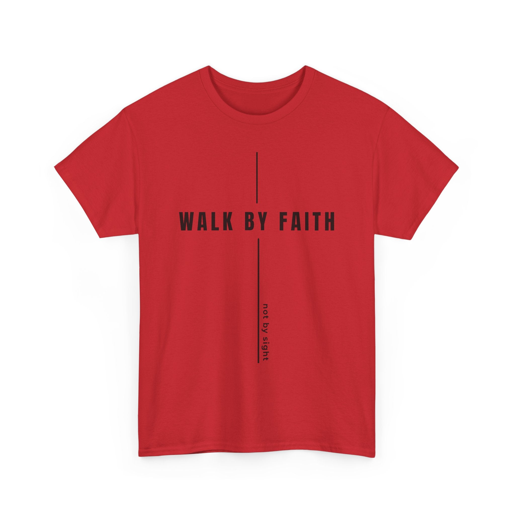 Christian 'Walk By Faith' Tee — Inspirational Faith T-Shirt