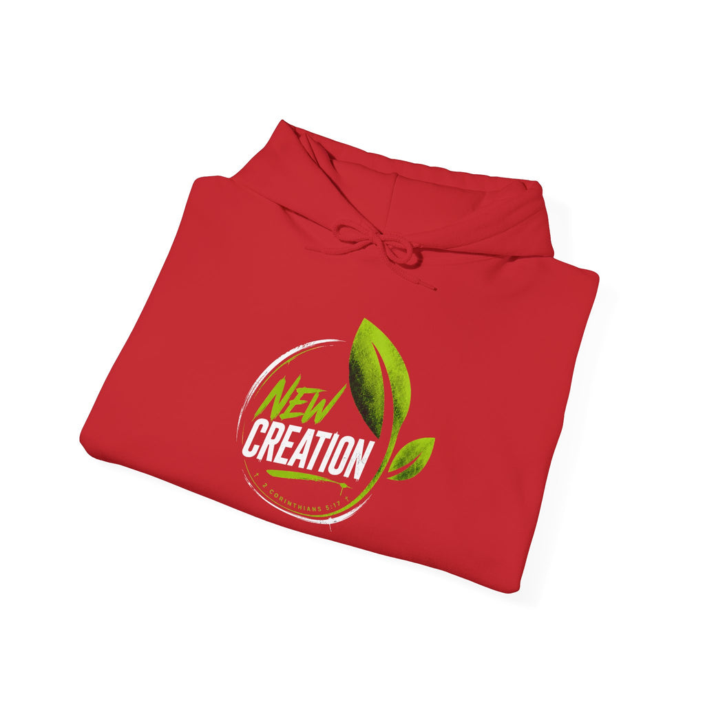 New Creation Hoodie - Christian Faith Renewal Graphic Sweatshirt