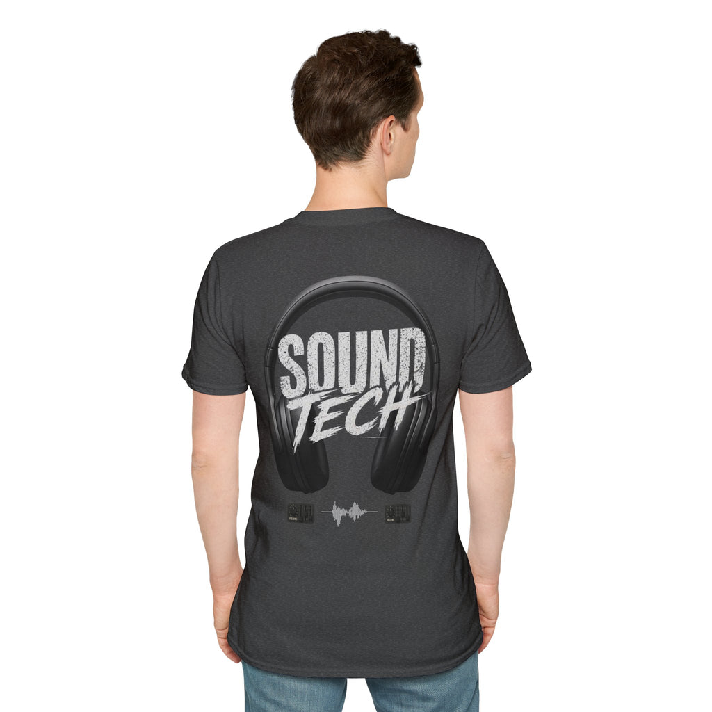 Sound Tech T‑Shirt — Minimalist Crew Neck Tee