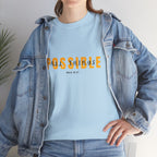 Possible T-Shirt — Inspirational "Possible" Graphic Tee (Optimism, Motivational Quote)