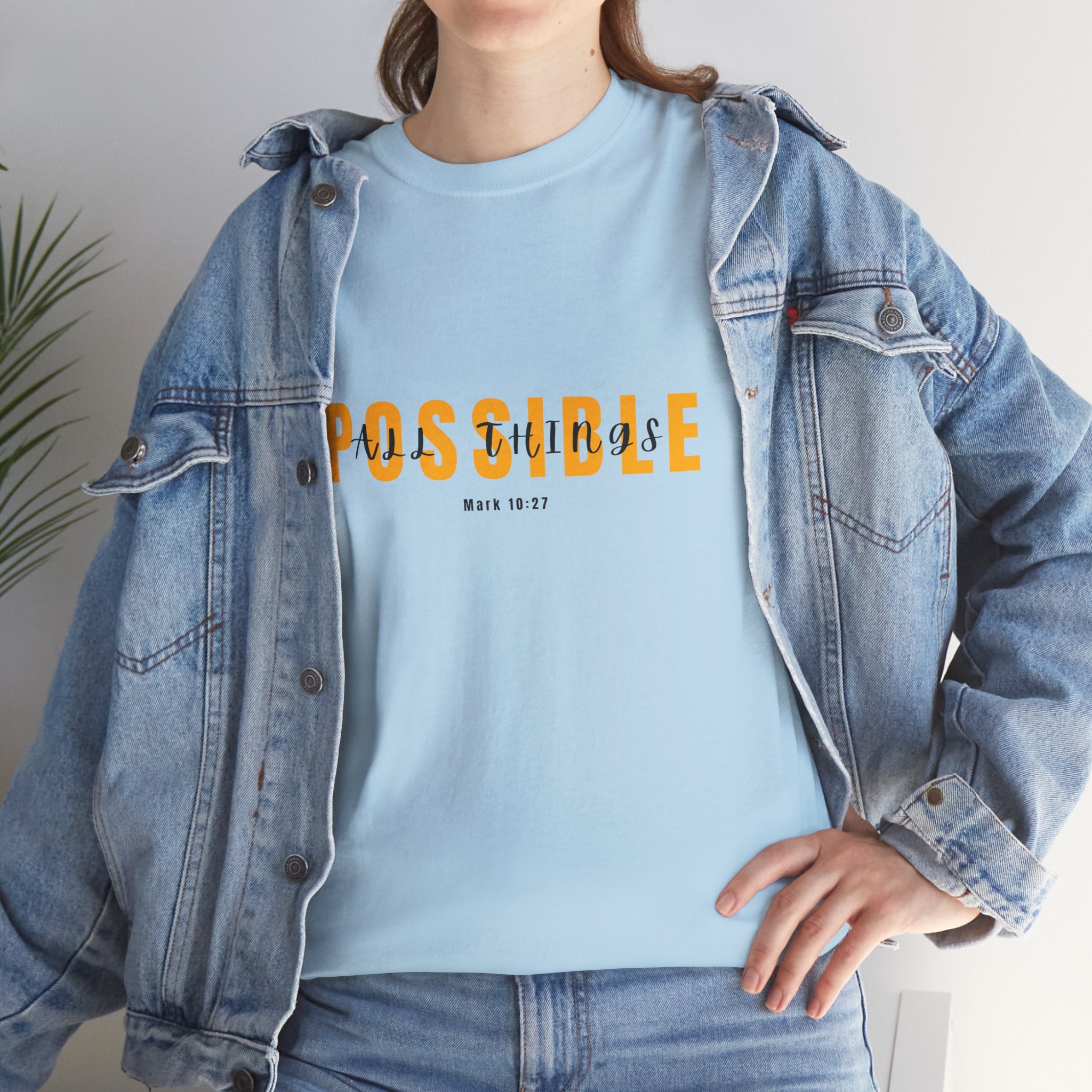 Possible T-Shirt — Inspirational "Possible" Graphic Tee (Optimism, Motivational Quote)