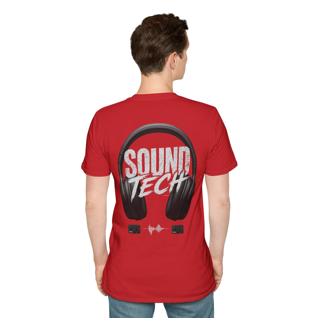 Sound Tech T‑Shirt — Minimalist Crew Neck Tee