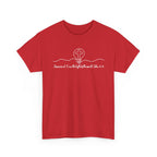 Christian Cross Graphic Tee — "Jesus and I Live By Faith" Inspirational Bible Verse Shirt